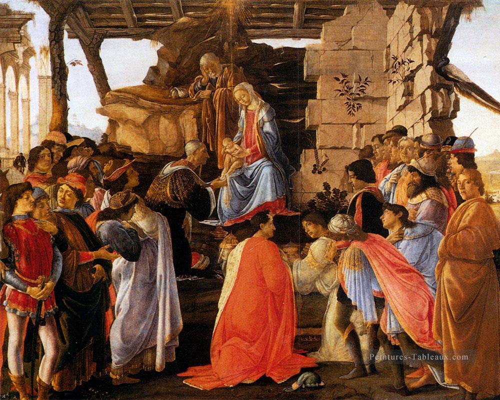 Sadro Adoration des mages Sandro Botticelli Peintures à l'huile
